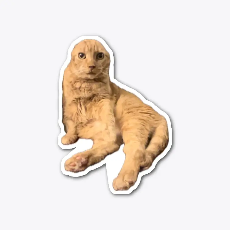 Cheddar Bob Kitty sticker