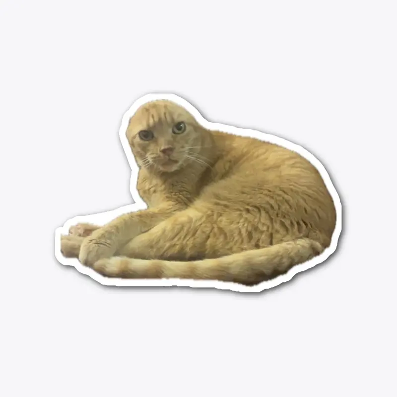 Cheddar Bob Kitty Sticker