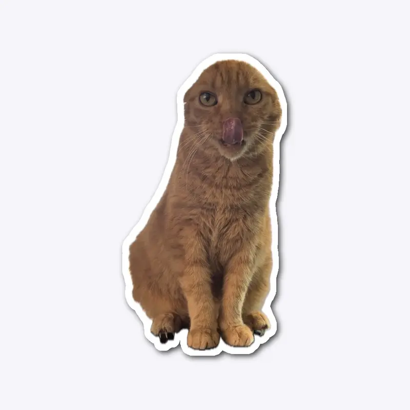 Cheddar Bob Kitty Sticker