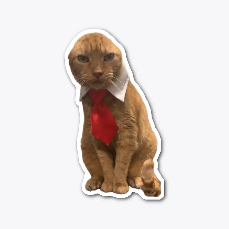 Cheddar Bob Kitty Sticker