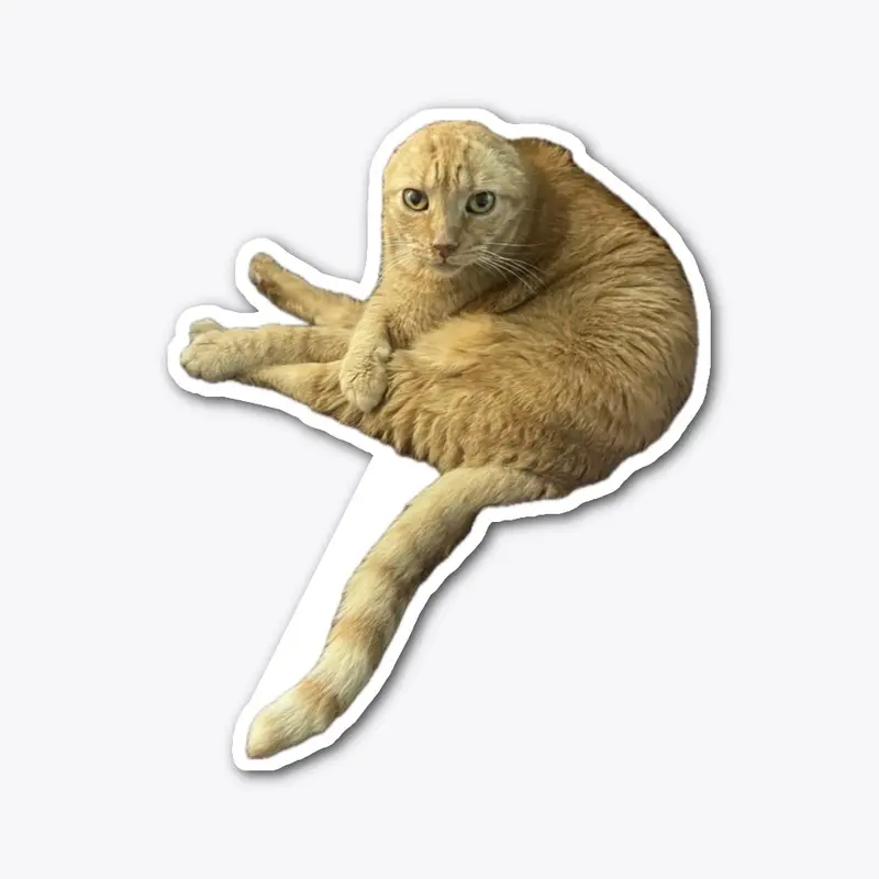 Cheddar Bob Kitty Sticker