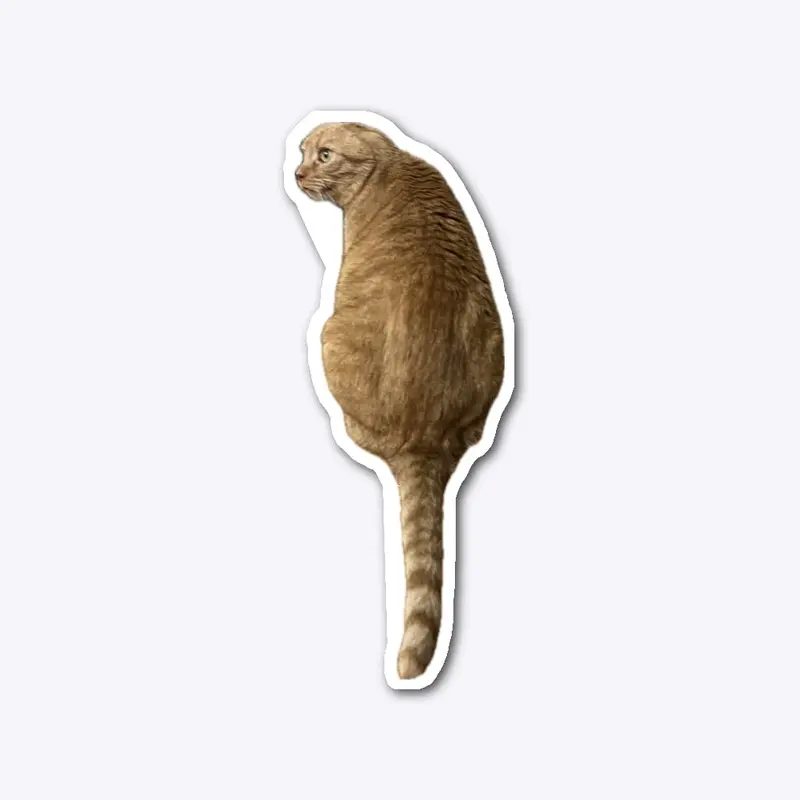 Cheddar Bob Kitty Sticker