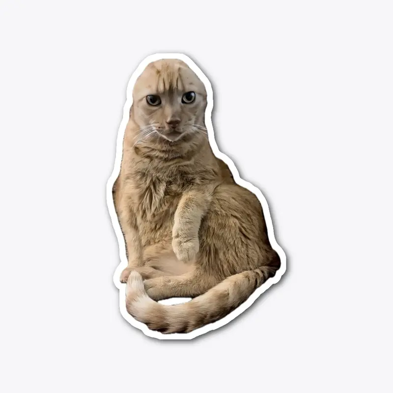 Cheddar Bob Kitty sticker