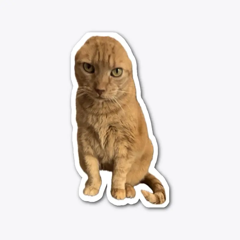 Cheddar Bob Kitty Sticker